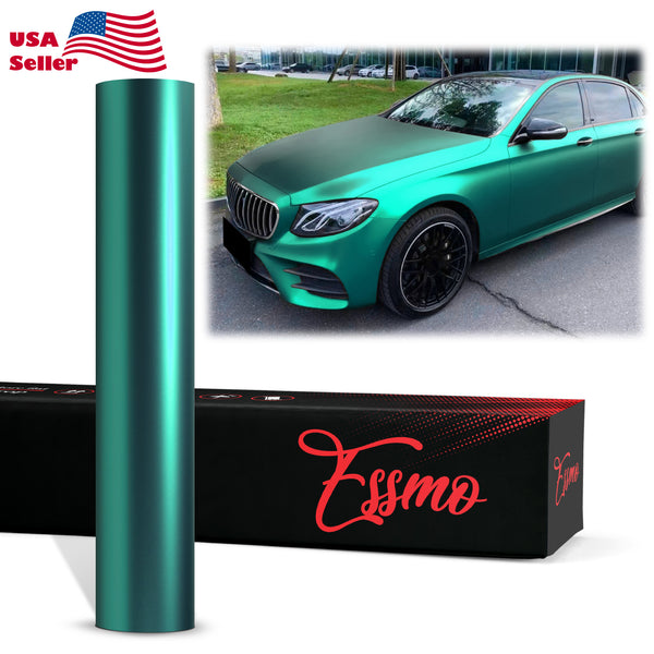 PET Romance Chrome Teal Vinyl Wrap