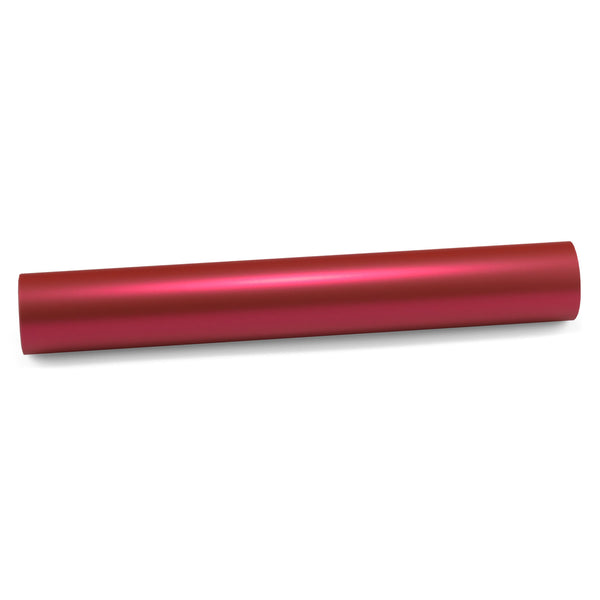 PET Romance Chrome Rose Red Vinyl Wrap