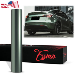 PET Liquid Metallic Jasper Green Vinyl Wrap