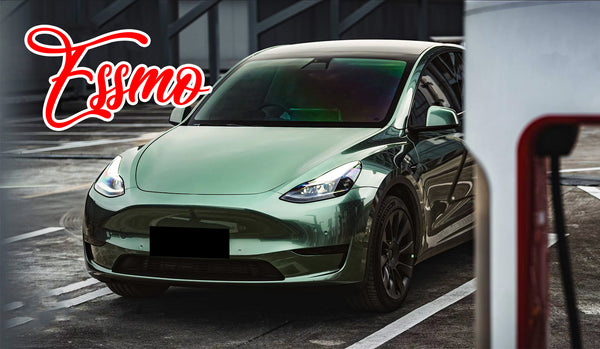 PET Liquid Metallic Jasper Green Vinyl Wrap