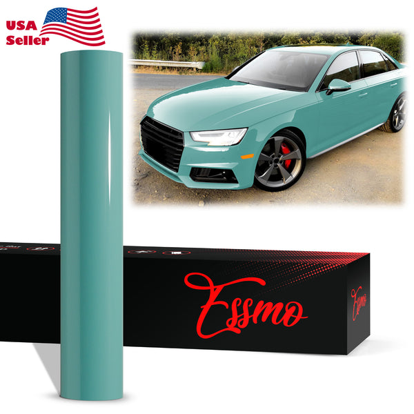 PET Super Gloss Chalk Green Vinyl Wrap