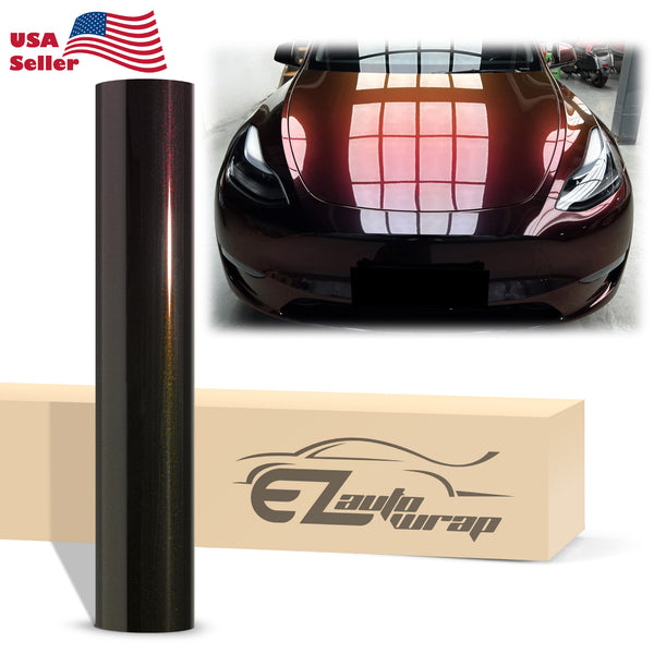 Galaxy Dust Gloss Black Cherry Color Shift Vinyl Wrap