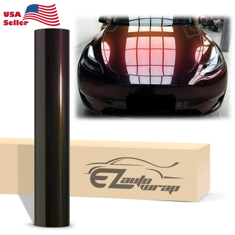 Galaxy Dust Gloss Black Cherry Color Shift Vinyl Wrap