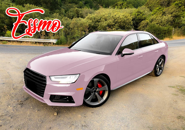 PET Super Gloss Chalk Pink Vinyl Wrap