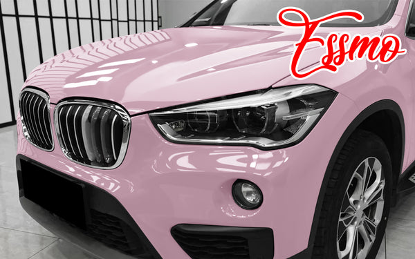 PET Super Gloss Chalk Pink Vinyl Wrap