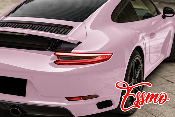 PET Super Gloss Chalk Pink Vinyl Wrap