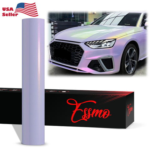 PET Galaxy Dust Gloss Platinum Red Vinyl Wrap