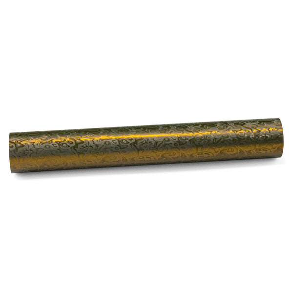 PET Damascus Forged Satin Bond Gold Vinyl Wrap