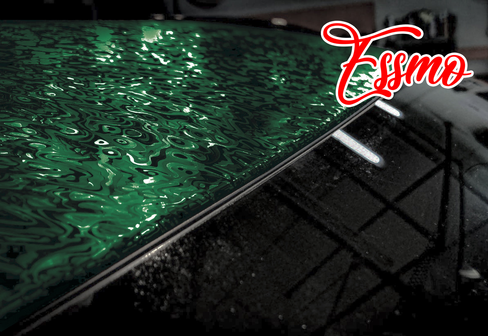 PET Damascus Forges Satin Black Vinyl Wrap – EzAuto Wrap