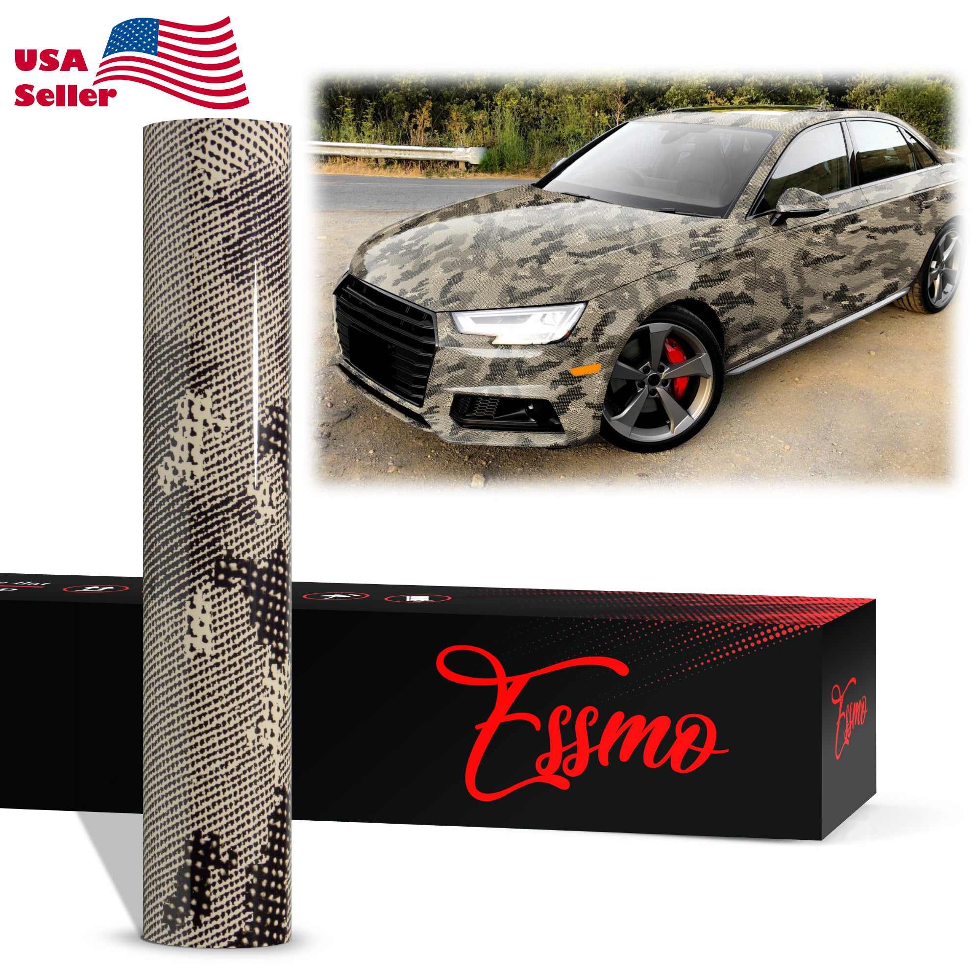 PET Camouflage Python Gloss Khaki Milan Vinyl Wrap – EzAuto Wrap
