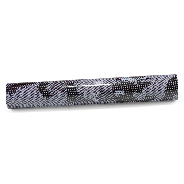 PET Camouflage Python Gloss Dark Red Vinyl Wrap