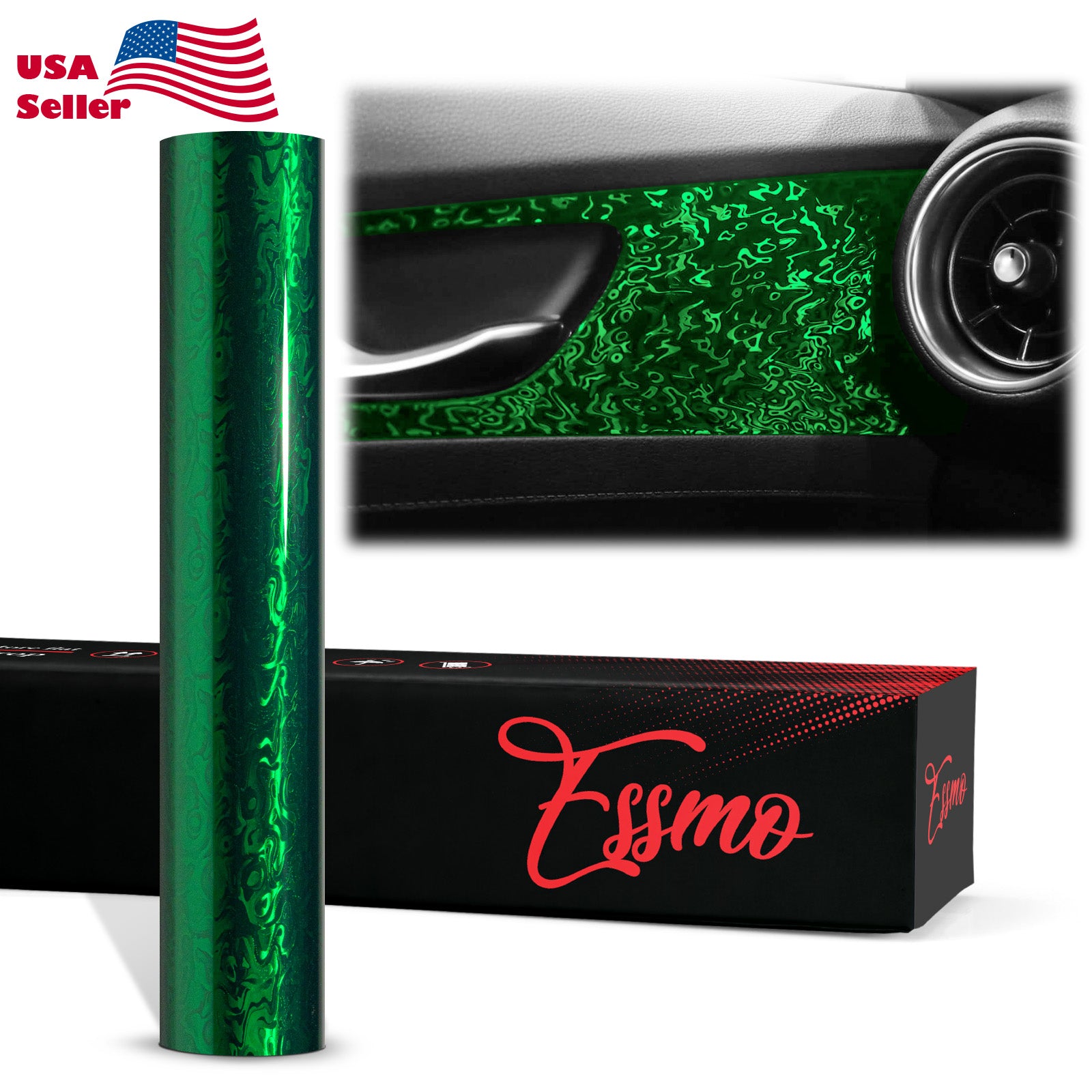PET Damascus Forges Satin Black Vinyl Wrap – EzAuto Wrap