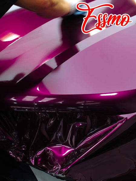 PET Super Gloss Metallic Rubellite Purple Vinyl Wrap