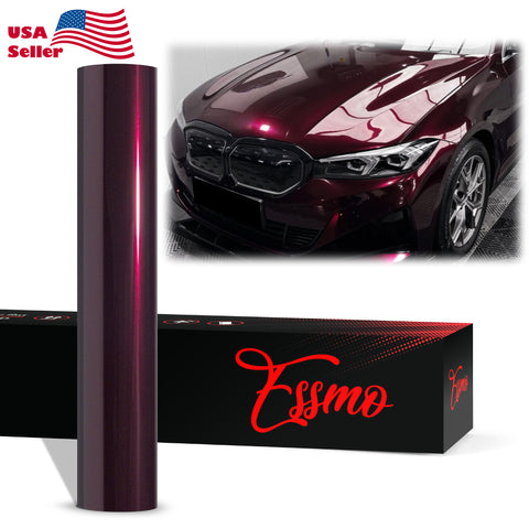 PET Super Gloss Metallic Wild Plum Purple Vinyl Wrap