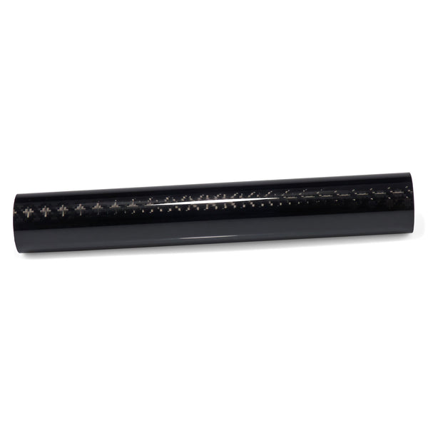 Nano TPF Carbon Fiber Gloss Infinity Woven Black Vinyl Wrap
