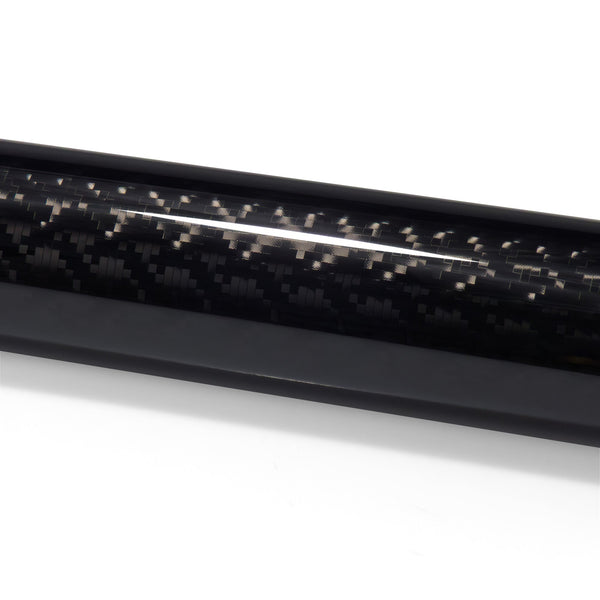 Nano TPF Carbon Fiber Gloss Infinity Woven Black Vinyl Wrap