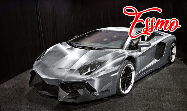 PET Chrome 7D Carbon Fiber Silver Vinyl Wrap