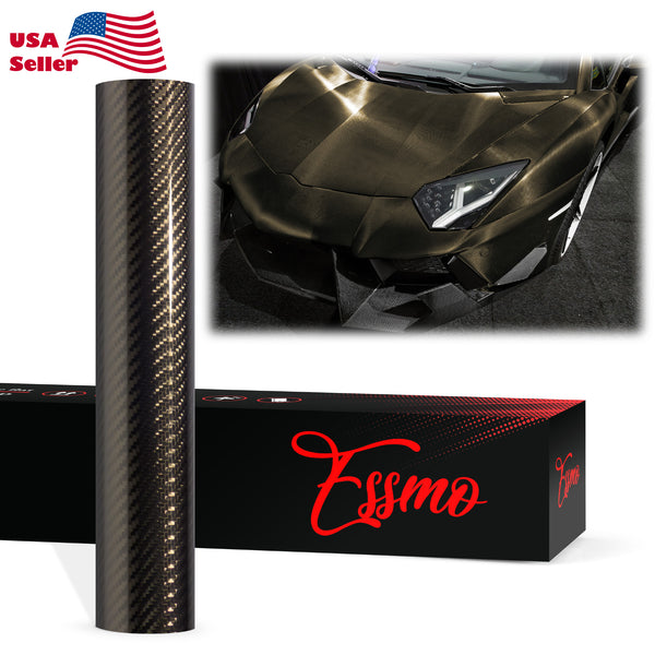 PET Chrome 7D Carbon Fiber Gray Vinyl Wrap