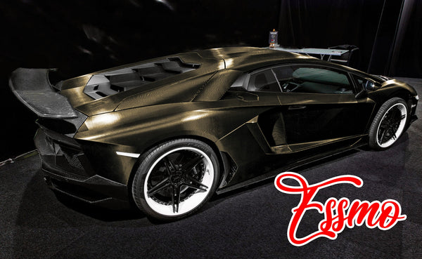 PET Chrome 7D Carbon Fiber Gray Vinyl Wrap