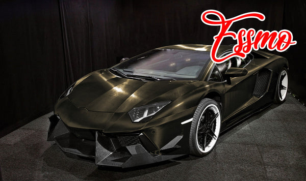 PET Chrome 7D Carbon Fiber Gray Vinyl Wrap
