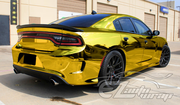 Supercast Gold Easy Stretch Chrome Vinyl Wrap