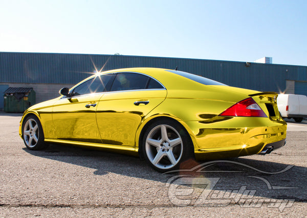 Supercast Gold Easy Stretch Chrome Vinyl Wrap