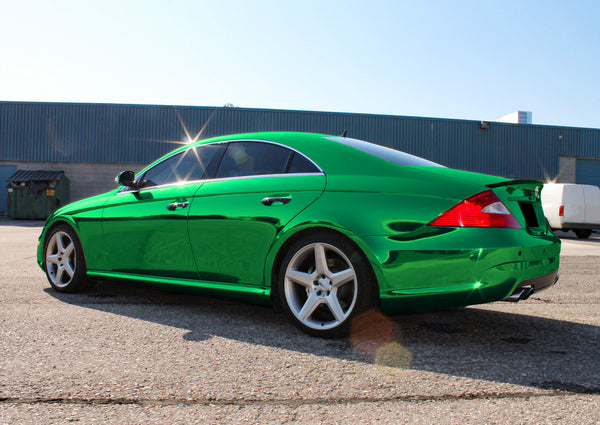 Supercast Green Easy Stretch Chrome Vinyl Wrap