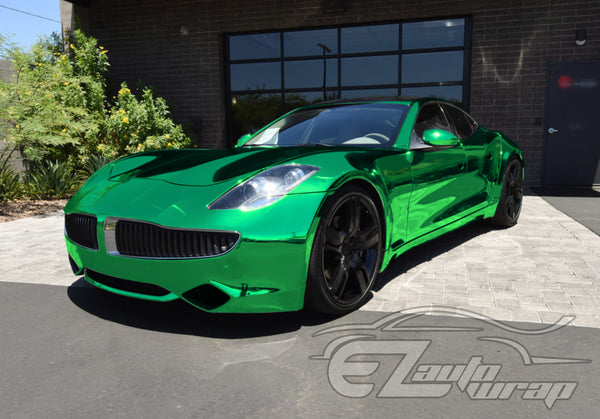 Supercast Green Easy Stretch Chrome Vinyl Wrap