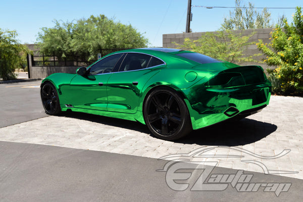 Supercast Green Easy Stretch Chrome Vinyl Wrap