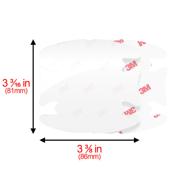 3M Pro Scotchguard Clear Door Handle Guard Protection Film 4pcs