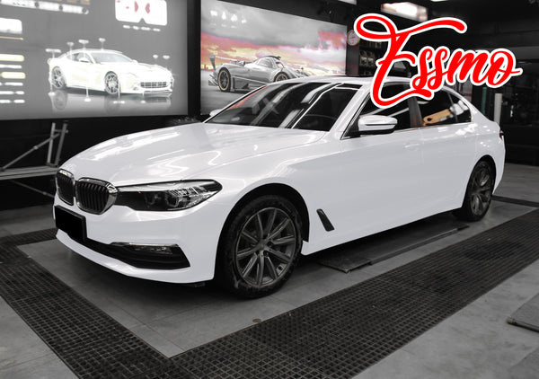 PET Pearl White Gloss White Vinyl Wrap