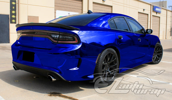 Supercast Royal Blue Easy Stretch Chrome Vinyl Wrap