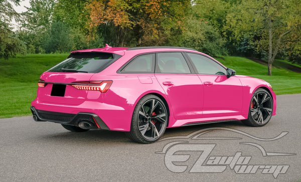 High Gloss Rose Red Vinyl Wrap