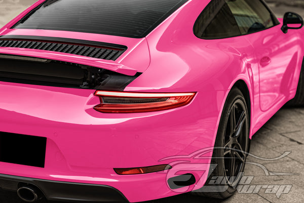 High Gloss Rose Red Vinyl Wrap