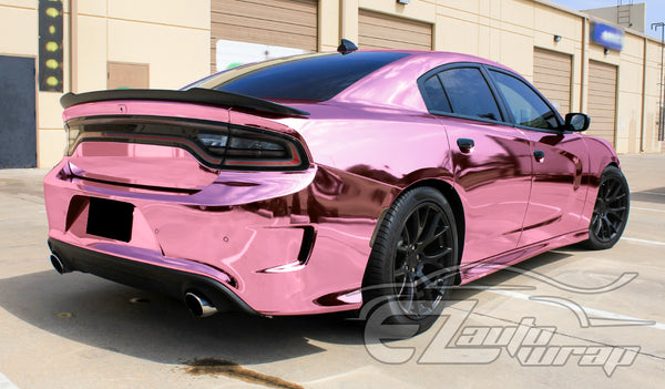 Supercast Pink Easy Stretch Chrome Vinyl Wrap