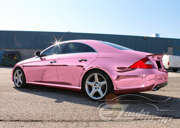 Supercast Pink Easy Stretch Chrome Vinyl Wrap