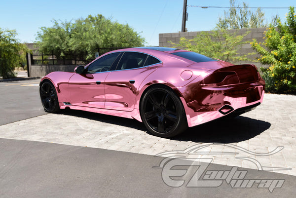 Supercast Pink Easy Stretch Chrome Vinyl Wrap