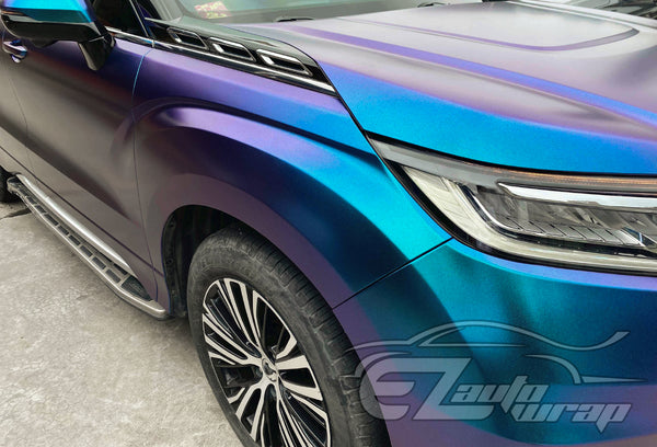 Galaxy Dust Matte Purple Teal Color Shift Vinyl Wrap