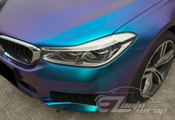 Galaxy Dust Matte Purple Teal Color Shift Vinyl Wrap