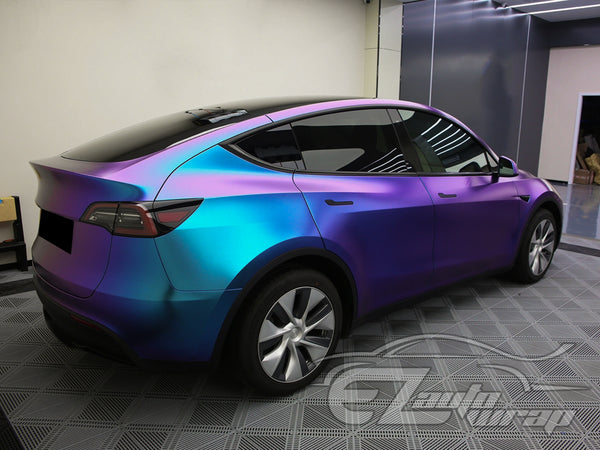 Galaxy Dust Matte Purple Teal Color Shift Vinyl Wrap