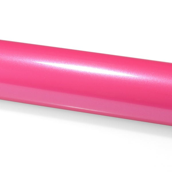 PET Super Gloss Metallic Rose Red Vinyl Wrap
