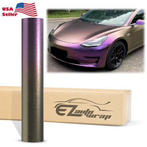 Galaxy Dust Gloss Purple Bronze Color Shift Vinyl Wrap