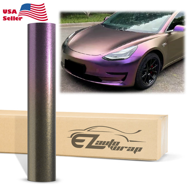 Galaxy Dust Gloss Purple Bronze Color Shift Vinyl Wrap