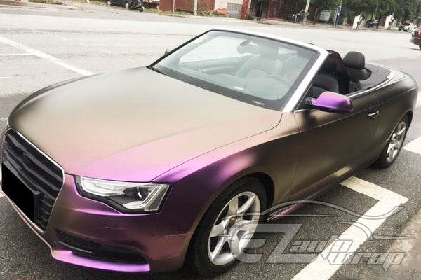 Galaxy Dust Gloss Purple Bronze Color Shift Vinyl Wrap