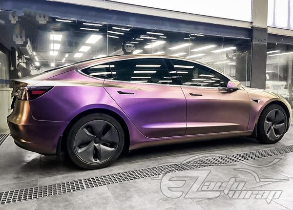 Galaxy Dust Gloss Purple Bronze Color Shift Vinyl Wrap