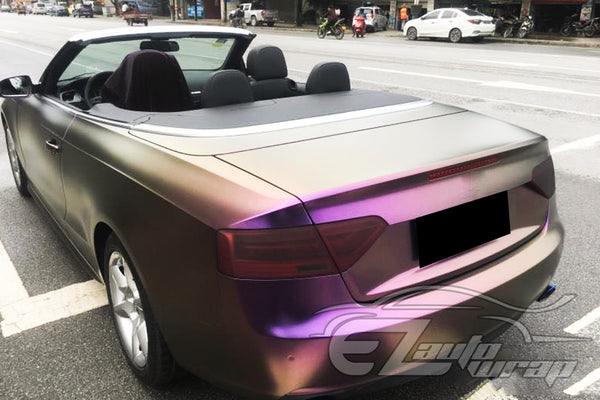 Galaxy Dust Gloss Purple Bronze Color Shift Vinyl Wrap