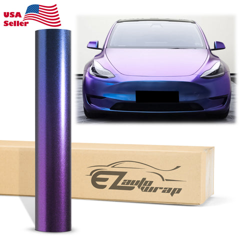 Galaxy Dust Matte Purple Blue Vinyl Wrap