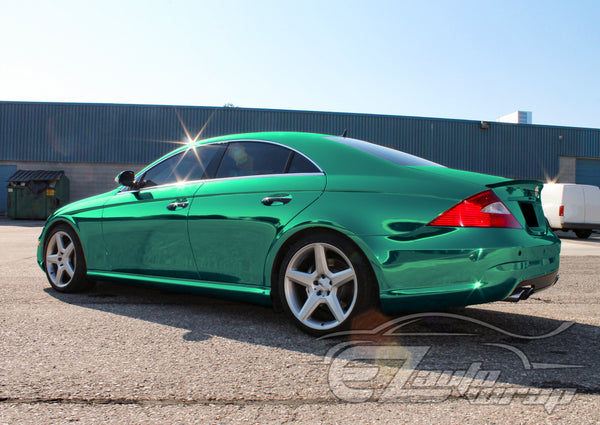 Supercast Teal Easy Stretch Chrome Vinyl Wrap