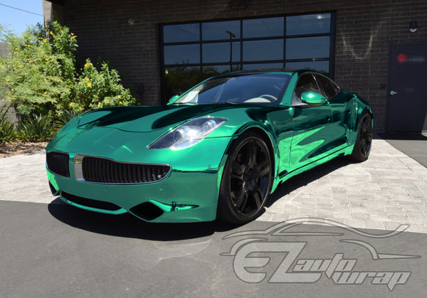 Supercast Teal Easy Stretch Chrome Vinyl Wrap
