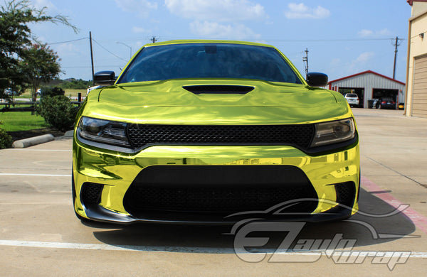 Supercast Yellow Easy Stretch Chrome Vinyl Wrap